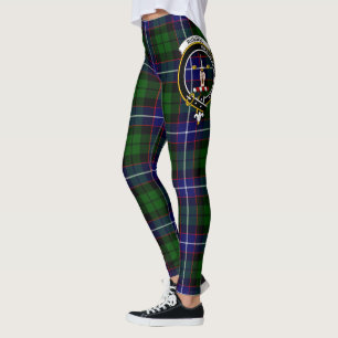 Ecosse Clan Russell Crest Tartan Femmes Leggings