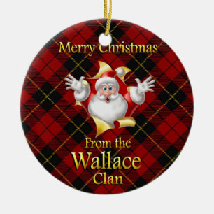 Ecosse Clan Wallace Ornement de Noël