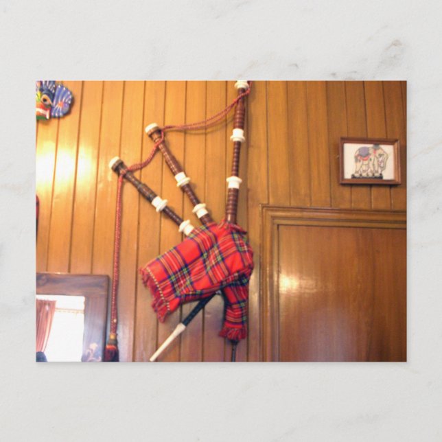 Ecosse cornemuses cartes de musique Personnaliser  (Devant)