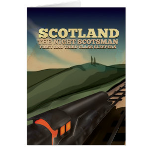 Ecosse Locomotive Travel Poster