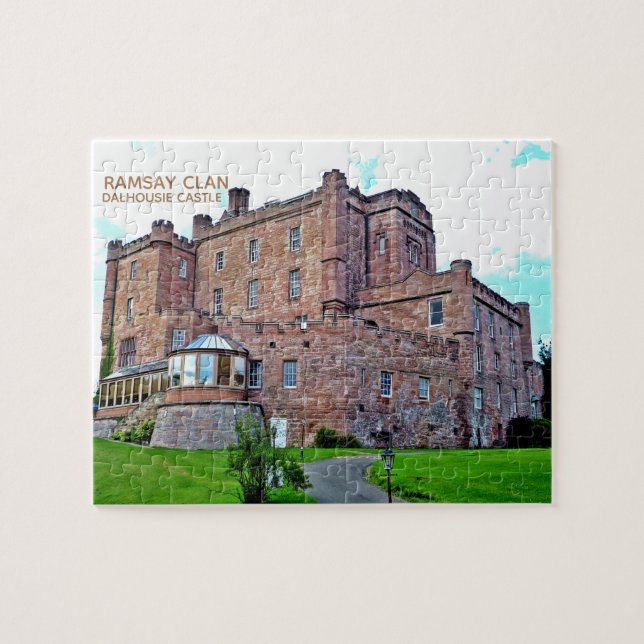 Écosse Ramsay Clan's Dalhousie Castle Puzzle (Horizontal)