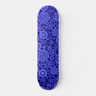 Ecosystem - Electric  Blue on Dp Navy Skateboard