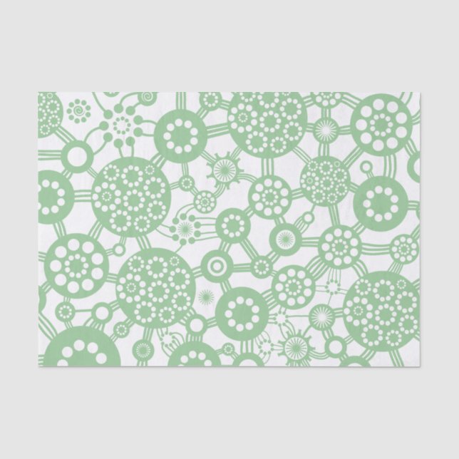 Ecosystem - Faded Green Tissue Paper (Front)