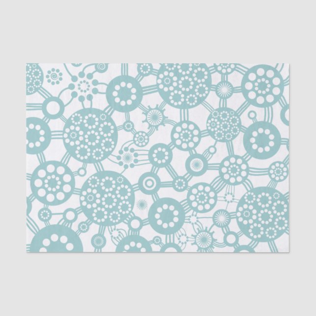 Ecosystem - Light Blue Green Tissue Paper (Front)