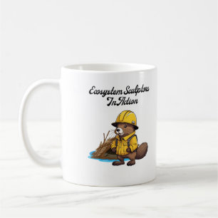 Ecosystem Sculptors In Action Beaver Coffee Mug