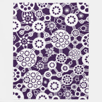 Ecosystem - White on Deep Purple 25003a