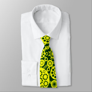 Ecosystem - Yellow and Dk Green Tie