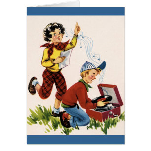 Écouter des disques d'années '50