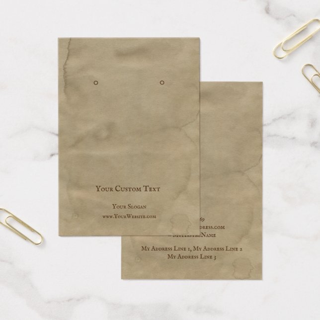 Écouter la carte d'affichage de bijoux, Recycle De (Bureau)