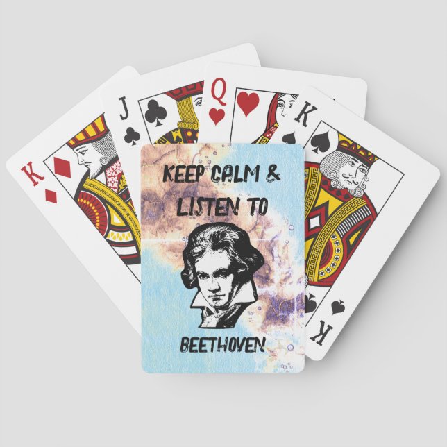 Écouter Les Cartes De Jeu Classiques Beethoven (dos)