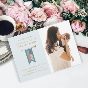 Écoutez, écoutez votre Faire-part de naissance pho