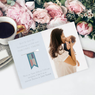 Écoutez, écoutez votre Faire-part de naissance pho