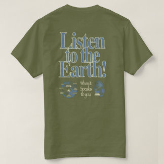 "Écoutez la Terre" T-shirt graphique