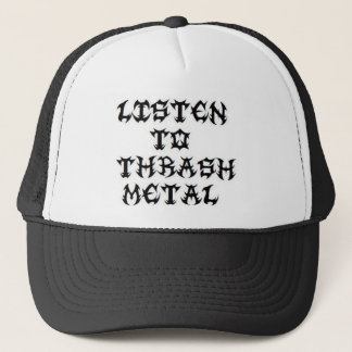 Écoutez le THRASH MÉTAL ET UTILISEZ LES CASQUETTES