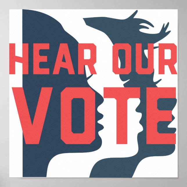Écoutez notre affiche de vote (Devant)