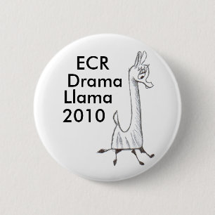 ECR Drama Llama 2010 2 Inch Round Button