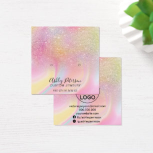 Écran à boucles d'oreilles à parties scintillant a