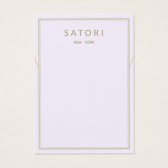 Écran bracelet à bordure violet clair (Devant)