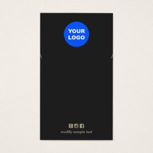 Écran bracelet en noir ordinaire Ajouter un logo