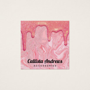 Écran Chic Parties scintillant rose en marbre Lect