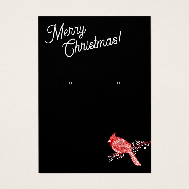 Écran de bijoux de Noël Cardinal (Devant)