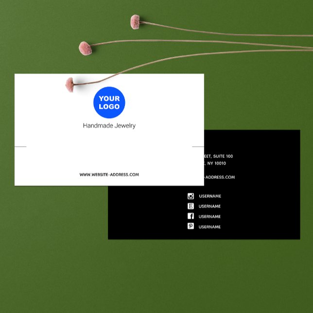 Écran de bracelet blanc de logo personnalisé (Créateur téléchargé)