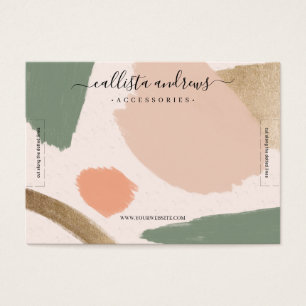 Écran de bracelet or aux tons Abstraits modernes