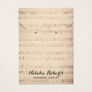 Écran de collier de bijouterie musicale vintage