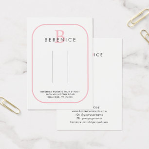 Écran de la typographie rose Monogramme Logo Clips