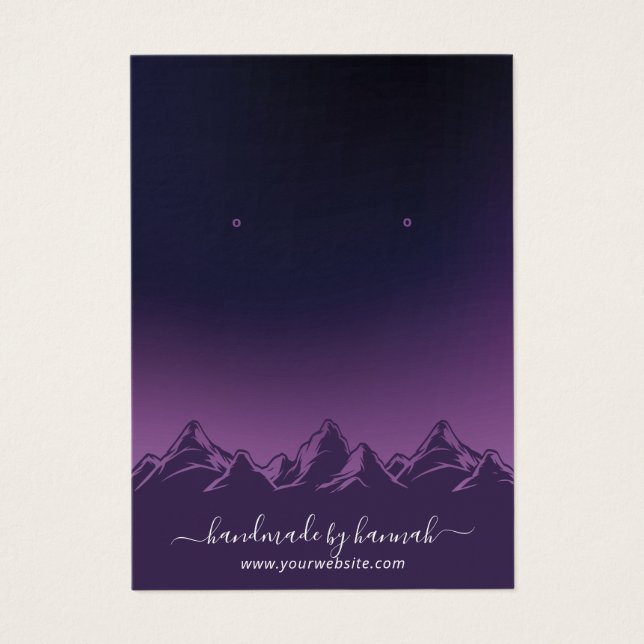Écran d'oreille de couleur violet (Devant)