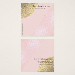 Écran d'oreille de Parties scintillant en or rose 