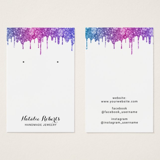 Écran d'oreille de Parties scintillant Unicorn mod (Devant & derrière)