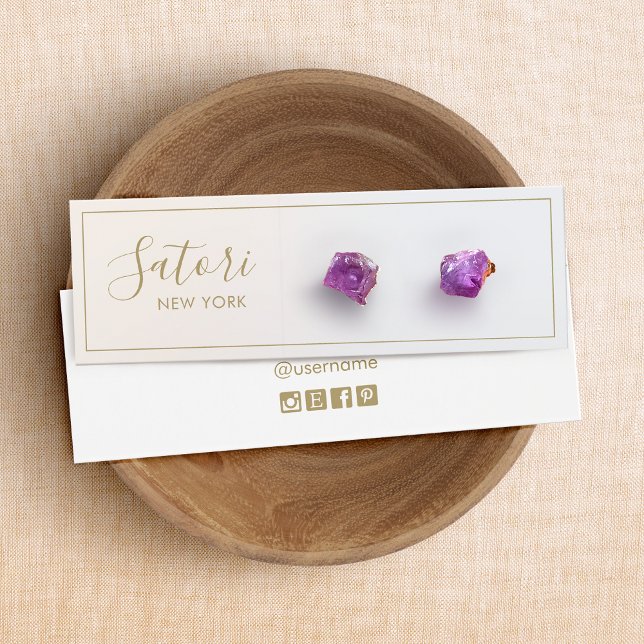 Écran d'oreille en argent chaud gris ombre Script  (Créateur téléchargé)