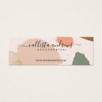 Écran d'oreille en or Abstrait moderne