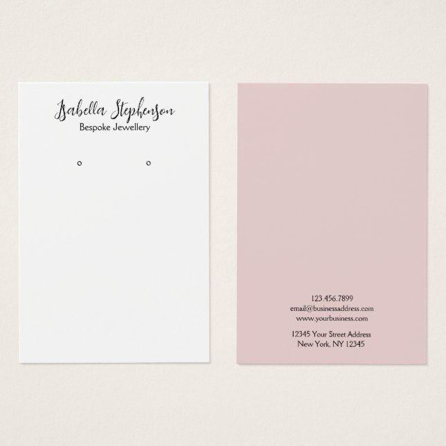 Écran d'oreille noir blanc simple (Devant & derrière)