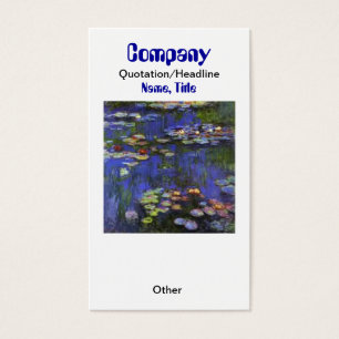Écran d'oreille personnalisé Monet Nénuphar/Entrep