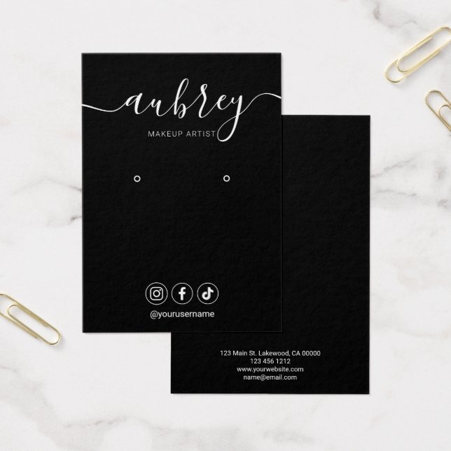 Écran d'oreille simple de script moderne (Bureau)