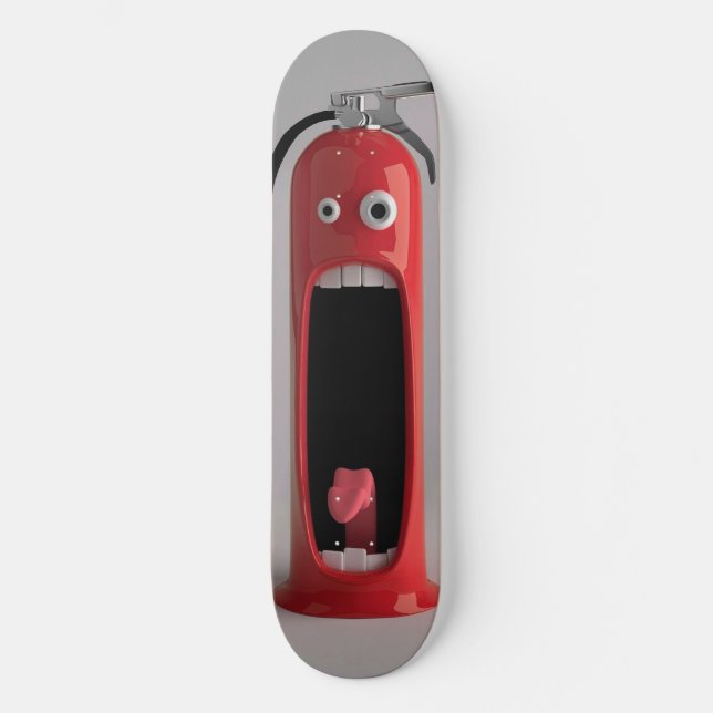 Écran Extincteur Fire Skateboard Deck (Recto)