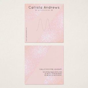 Écran Geo Heart Parties scintillant rose pâle