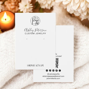 Écran minimaliste simple logo bijoux