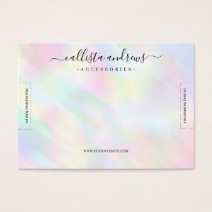 Écran moderne Pastel Holographique Arc-en-ciel