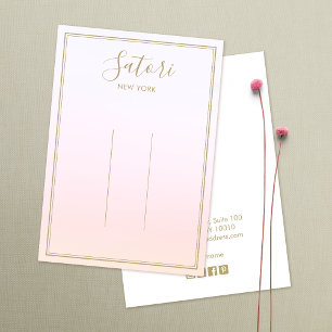 Écran Ombre de script de dégradé rose clair