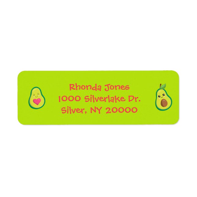 Écrans Avocado rose et vert (Devant)