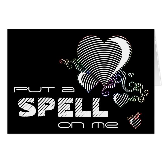 écrase les coeurs. mets-moi un sort. (Devant horizontal)