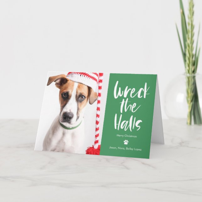Ecraser Les Halls Editable Couleur Pet Carte De Va (Devant)