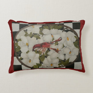 Écrevisses de la Louisiane et coussin de magnolias