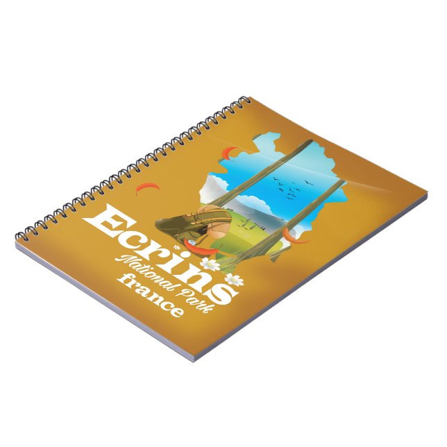 Ecrins, national park France Notebook (Left Side)