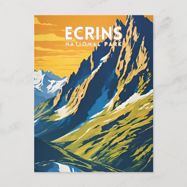 Ecrins National Park Postcard (Front)