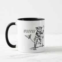 Écrire une tasse de café avec inspiration Alien