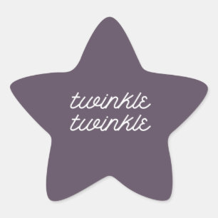 Écrit dans le Sticker Star Constellation Stars